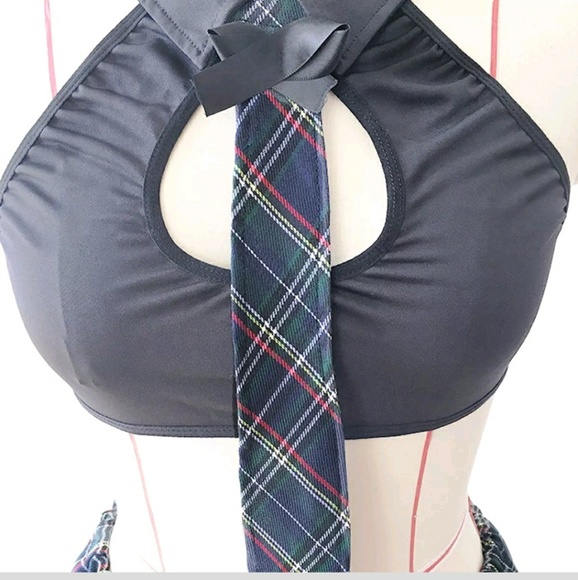 Plus Size Sexy Student Cosplay Costume Lingerie - Picture 2 of 8